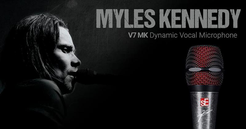 Microfone vocal dinâmico SE ELECTRONICS V7 Myles Kennedy